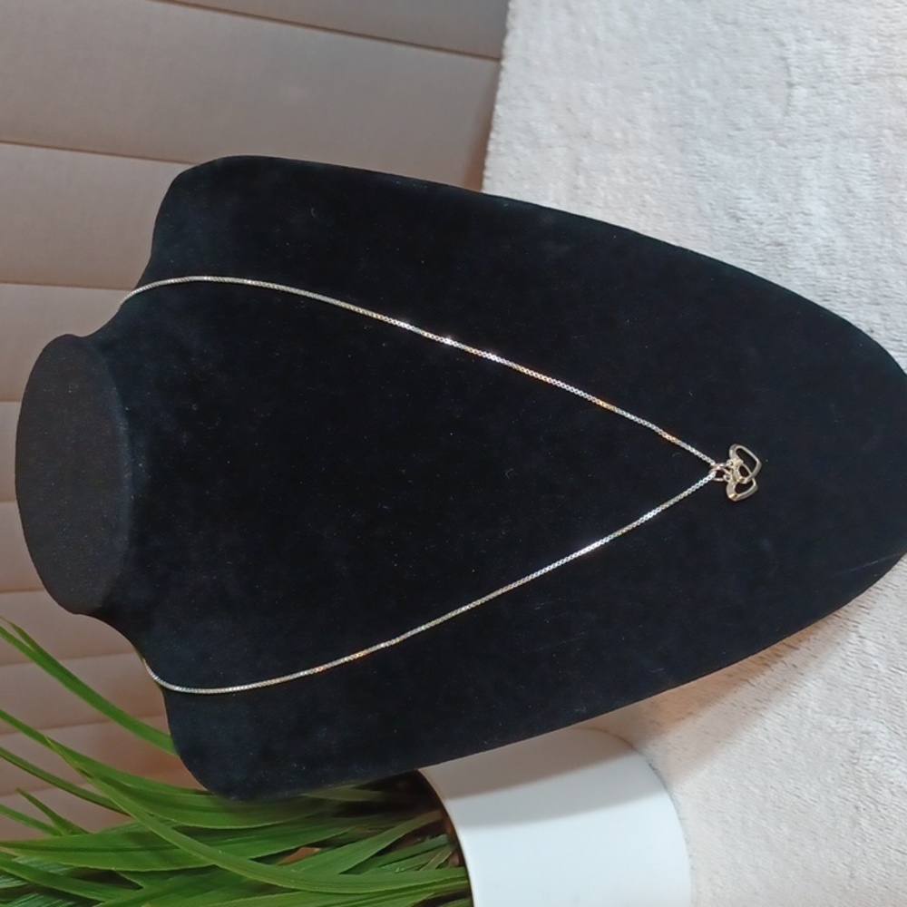 Made in Italy Box Chain and Pendants 18 inches